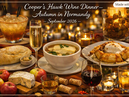 Autumn in Normandy: Cooper’s Hawk September 2026 Wine Club Dinner in Madison, Alabama
