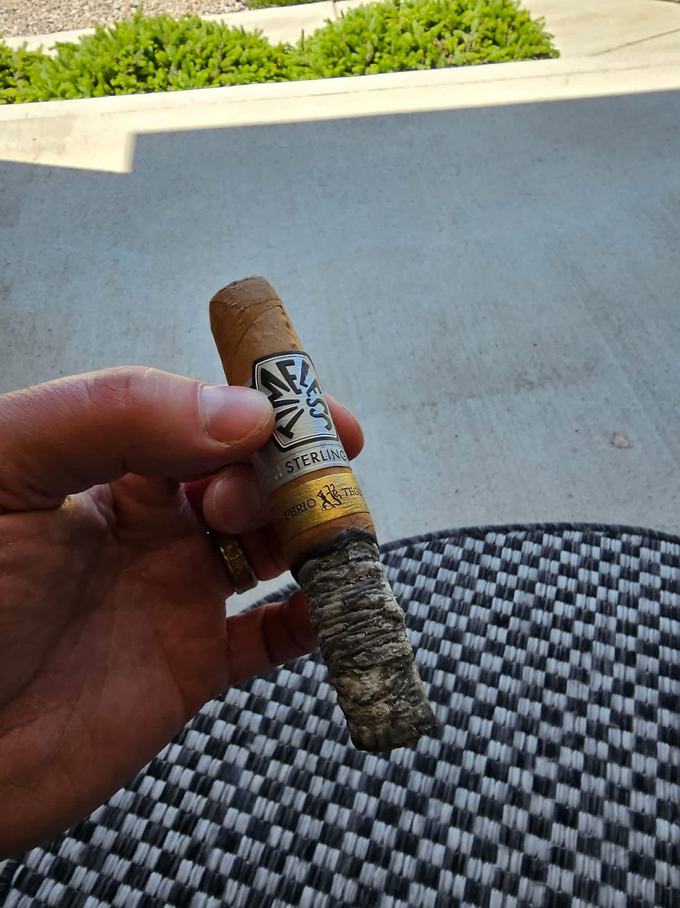 A Long Ash Ferio Tego Timeless Sterling Cigar Presented by Richard H