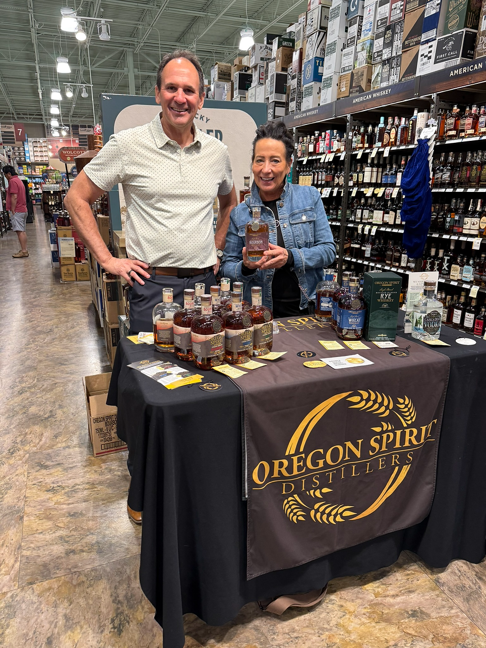 Gary Weber & Sue Horn - Oregon Spirit Distillers Representatives