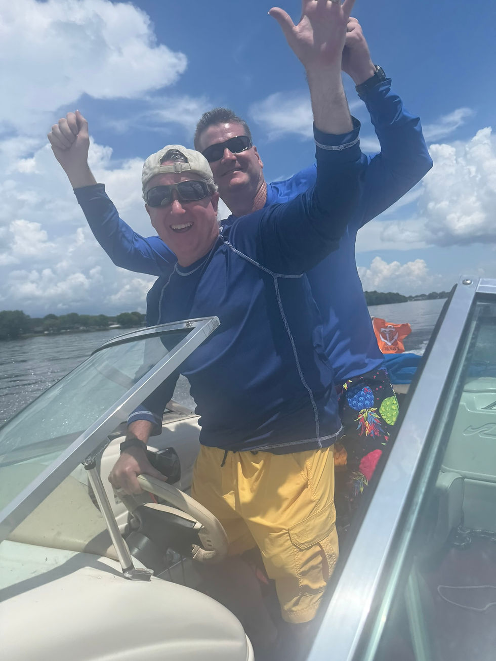Jeff and Collen on the Water