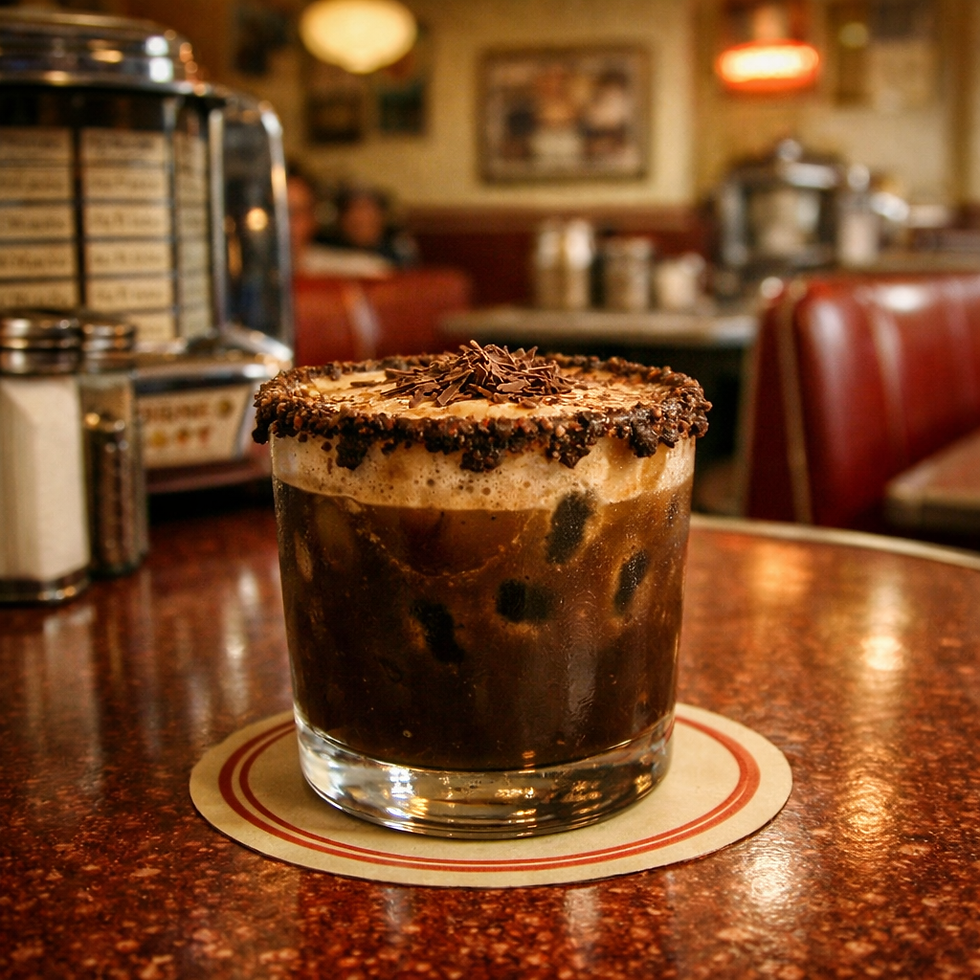 Midnight Mocha Crumble — crafted, captured, and polished with a little AI magic ✨