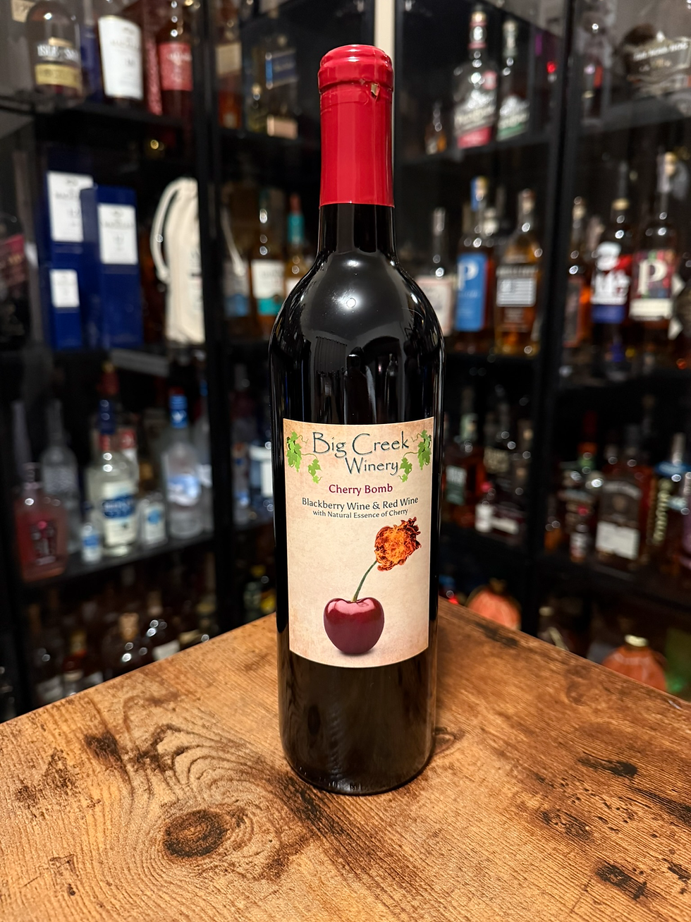 Big Creek Winery Cherry Bomb Blackberry Wine & Red Wine