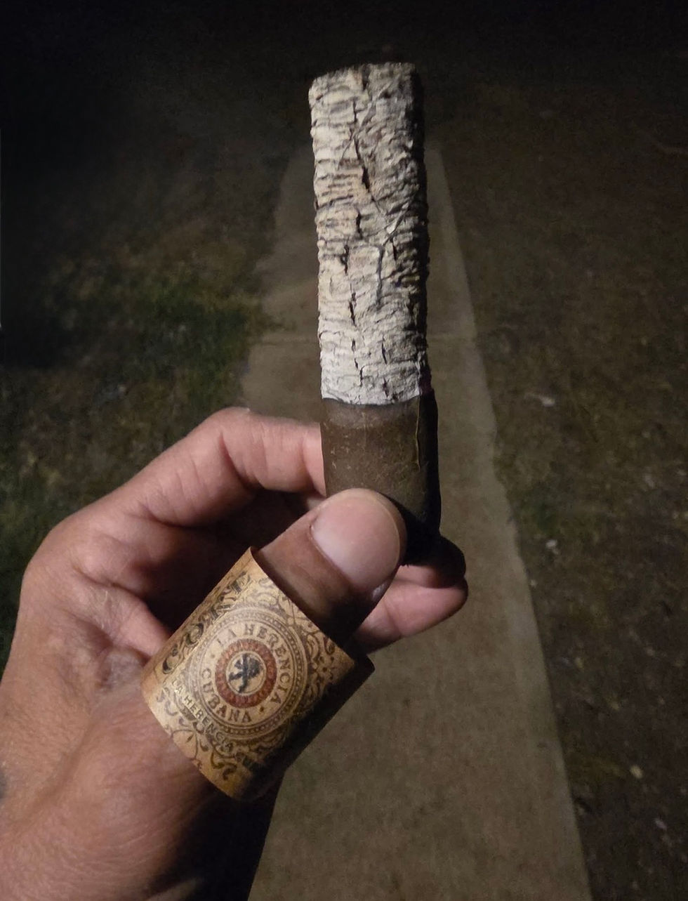 A Long Ash La Herencia Cubana Cigar Presented by Eugene P