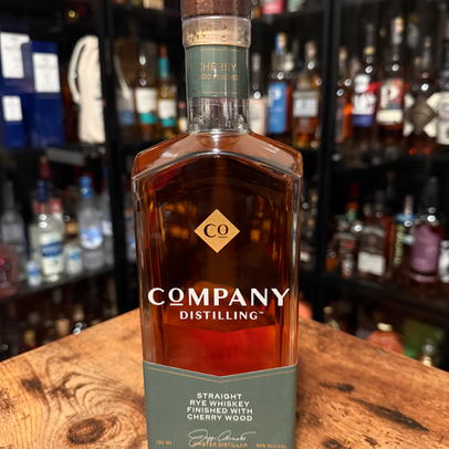 Company Distilling Straight Rye Whiskey Finished with Cherry Wood
