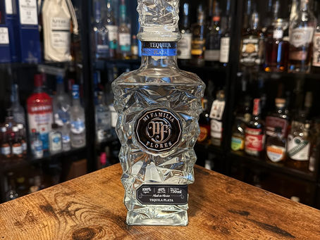 Bottle of Mi Familia Flores Plata Tequila