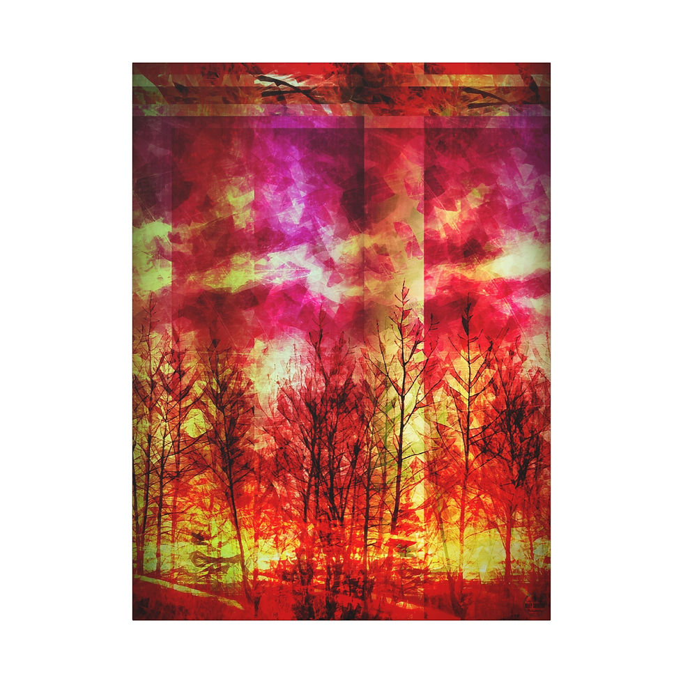 Thumbnail: Celestial Woods Canvas Print