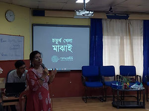 Shabdabaaji workshop at school
