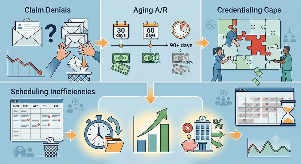 How Physical Therapy Practices Lose 20–30% of Revenue to Admin Errors (And How to Stop It)
