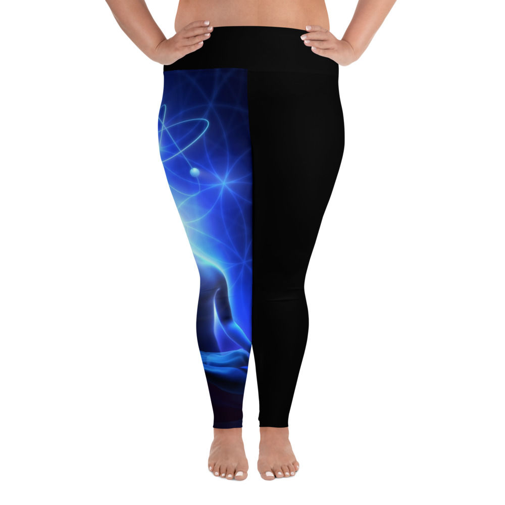 Self Mastery Print Plus Size Leggings