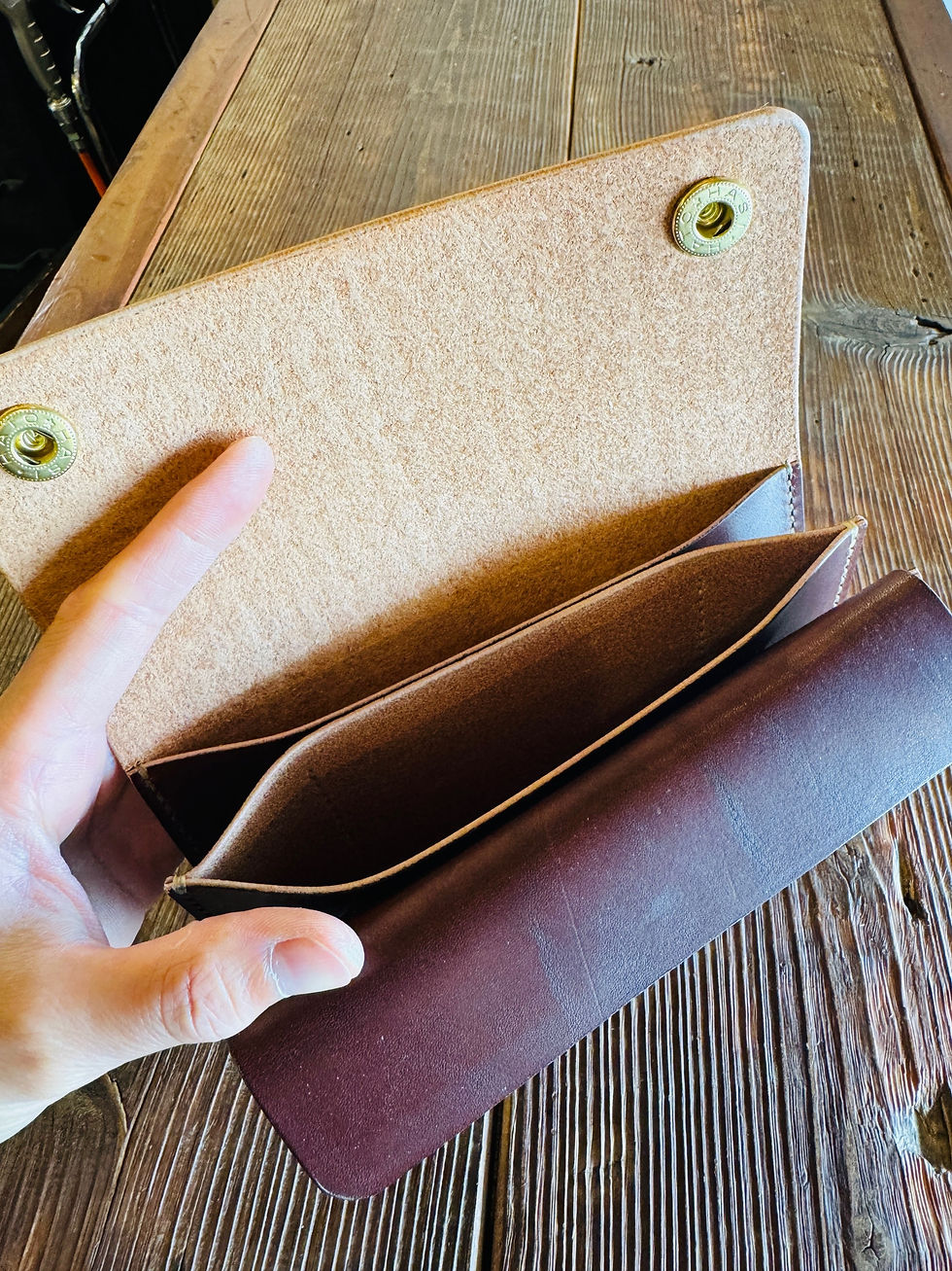サムネイル： Basket Tracker Wallet Brown