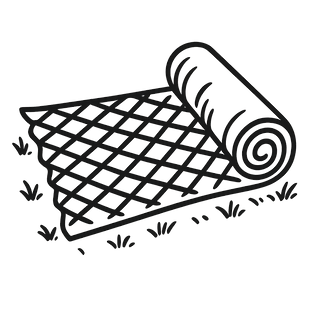 Erosion control matting