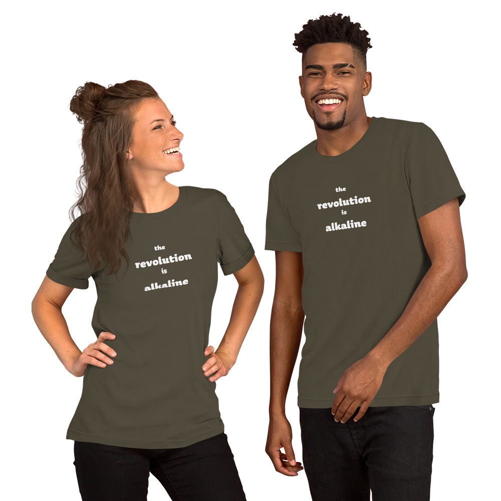 Alkaline Revolution - Short-Sleeve Unisex T-Shirt - White Ink