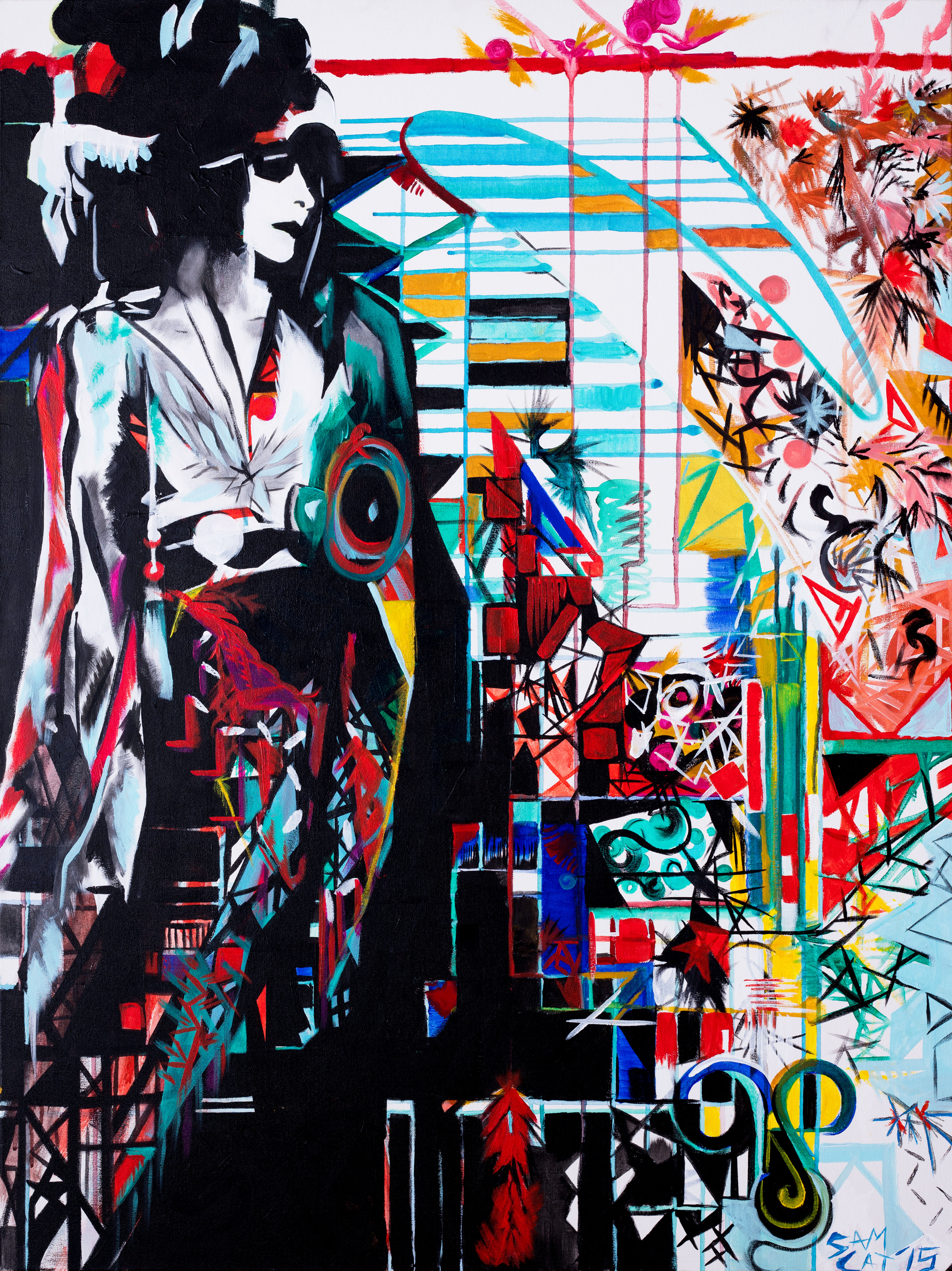 2d print - the cyberspace between us