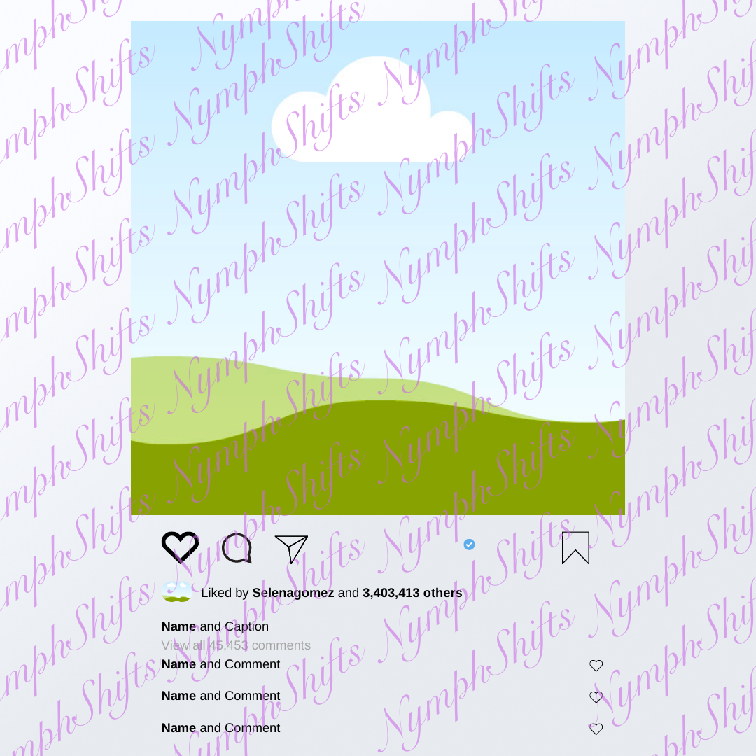 Instagram Inspired Template - 2 pages