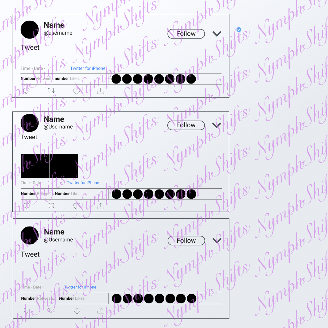 Twitter Inspired Template - 2 pages