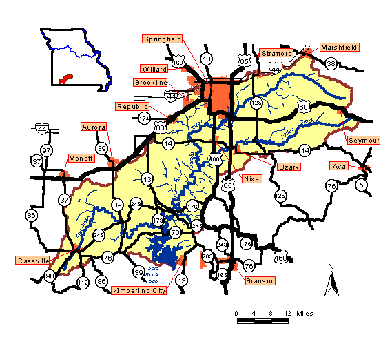 James River Map