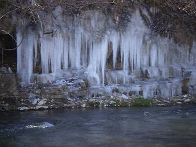 Current River - Baptis Camp in Winter