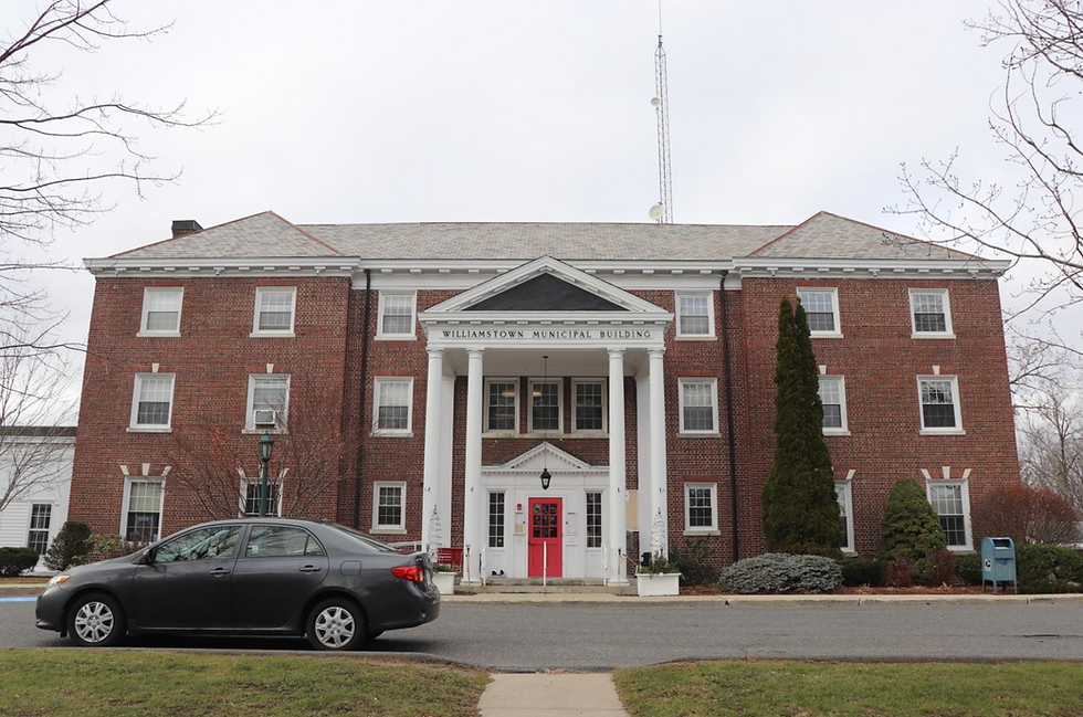 Williamstown Town Hall. Photo curtesy of Shirley Lin