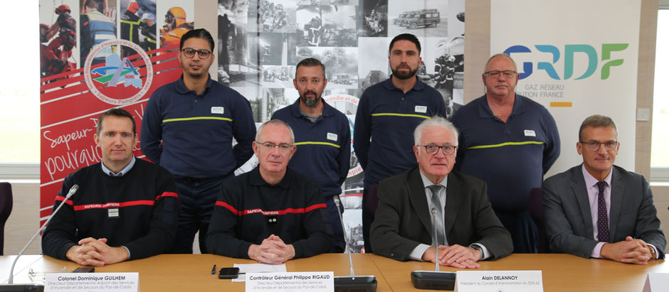 Renouvellement de convention entre SDIS62 & GRDF