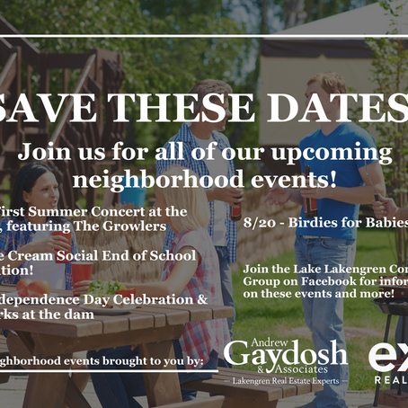 Save These Dates!