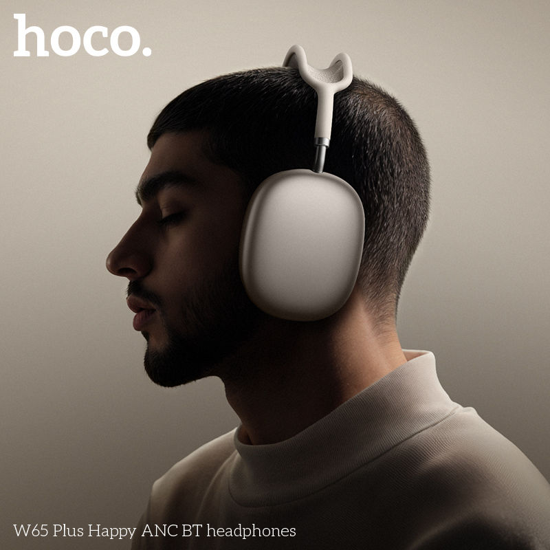Thumbnail: HOCO W65 Plus ANC Noise Reduction Bluetooth Headphones Over The Ear Wireless Big