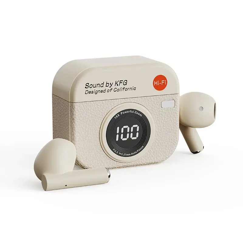Thumbnail: Q86 Bluetooth 5.3 Wireless Headphones Power LED Digital Display 24hours Enduranc