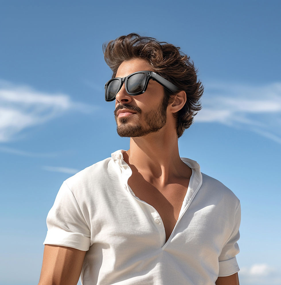 Thumbnail: New 800W Camera AI Glasses Men Color-Changing Smart Translation Glasses Photo Vi