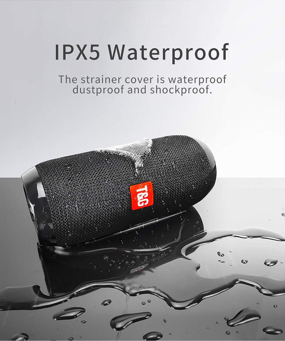 Thumbnail: Bluetooth Speaker T&G TG117 Portable TWS Sound Box Waterproof Loudspeaker Outdoo