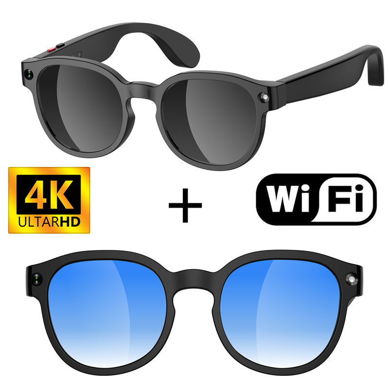 Thumbnail: 2026 New AI Smart Glasses AI Translation 8MP HD Camera 4K Shooting Image Convers