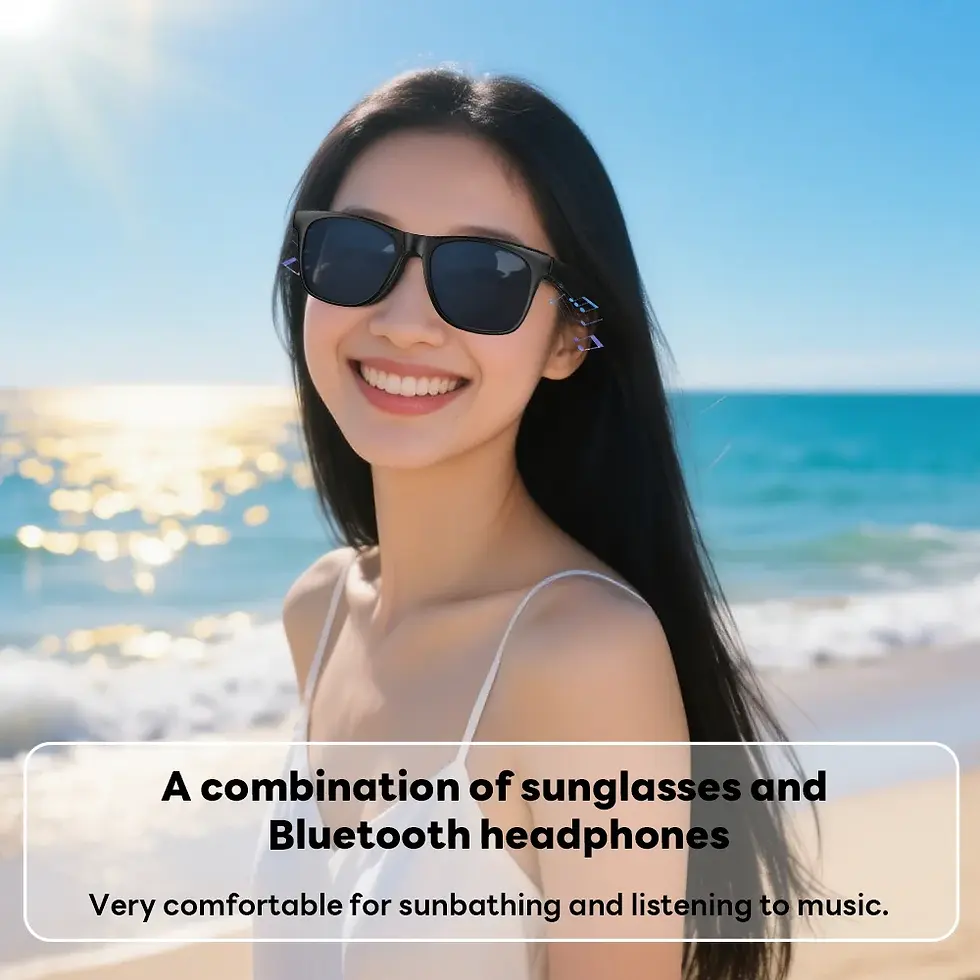 Thumbnail: Lenovo AI Smart Wireless Glasses Bluetooth Sunglasses Remote 8K Control Touch Ph