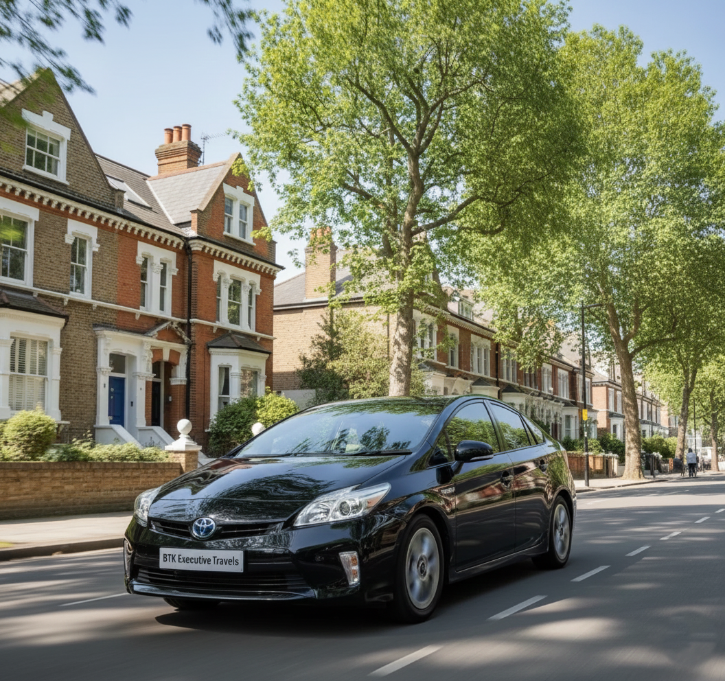 Local private hire transport for short-distance journeys in London
