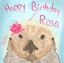 [340] Rosa Wearing a Rose