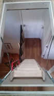 Escalera vista desde arriba