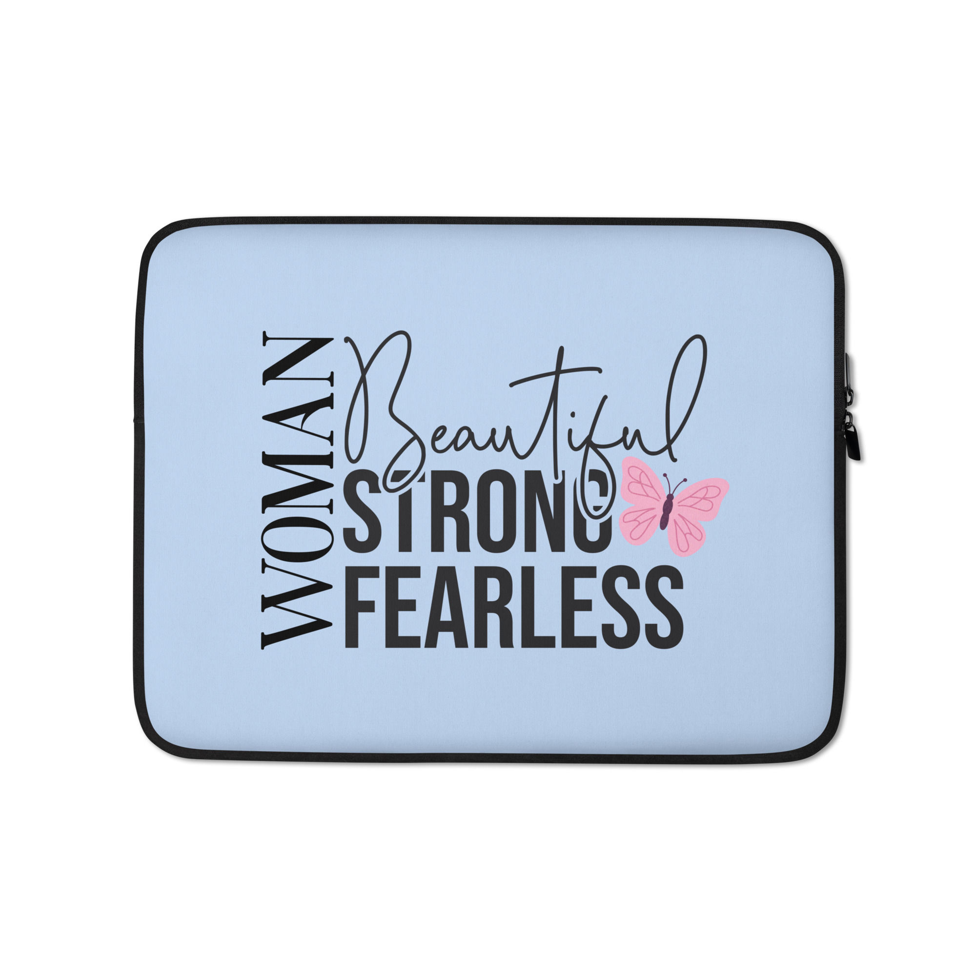 Beautiful Strong Fearless Woman Laptop Sleeve