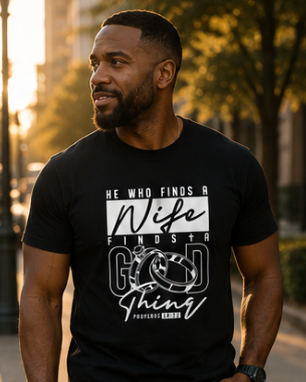 Thumbnail: He Who Finds A Wife Short-Sleeve Unisex T-Shirt