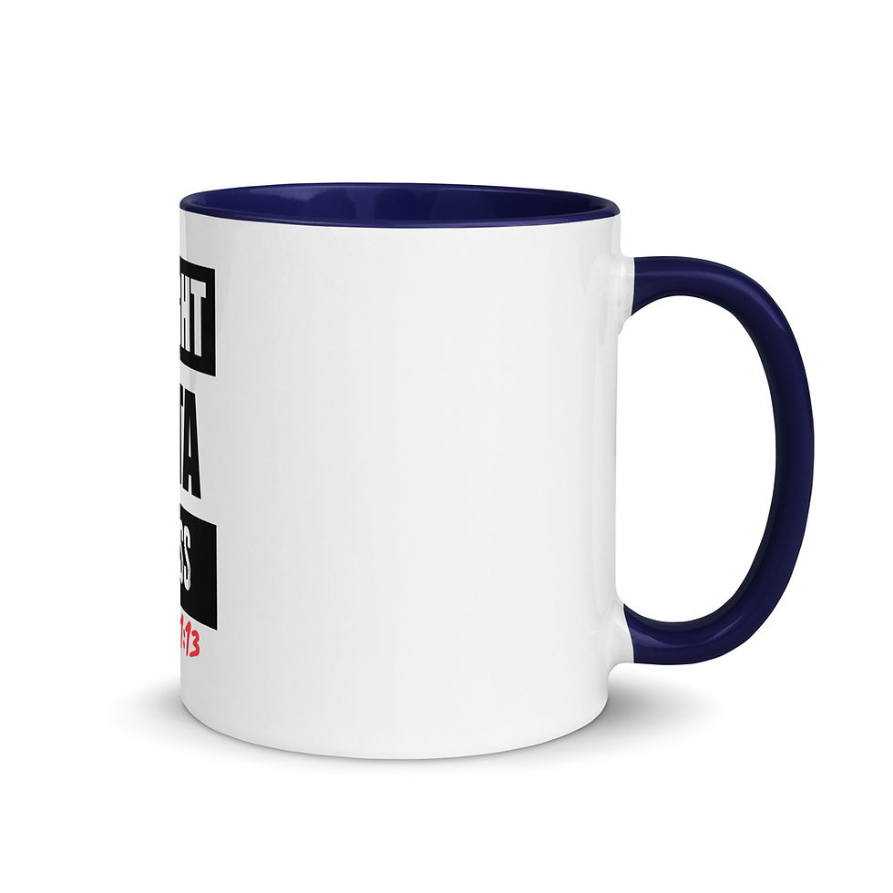 Thumbnail: Straight Outta Darkness Mug with Color Inside
