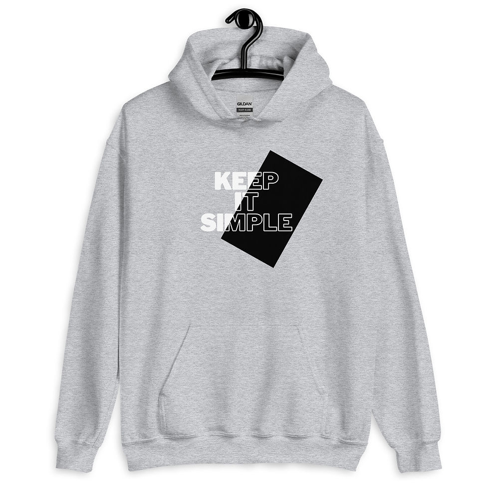 Thumbnail: Keep it Simple Unisex Hoodie