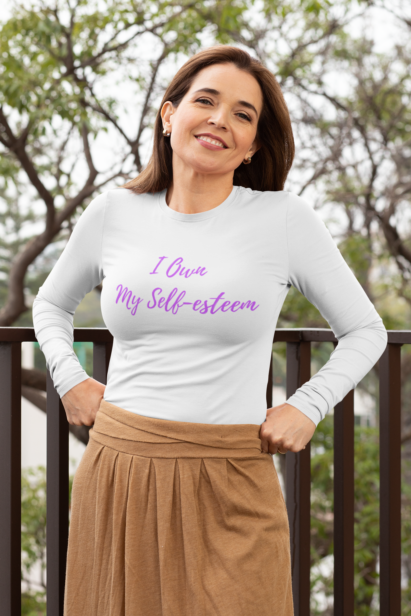 I Own My Self-Esteem Unisex Long Sleeve Tee