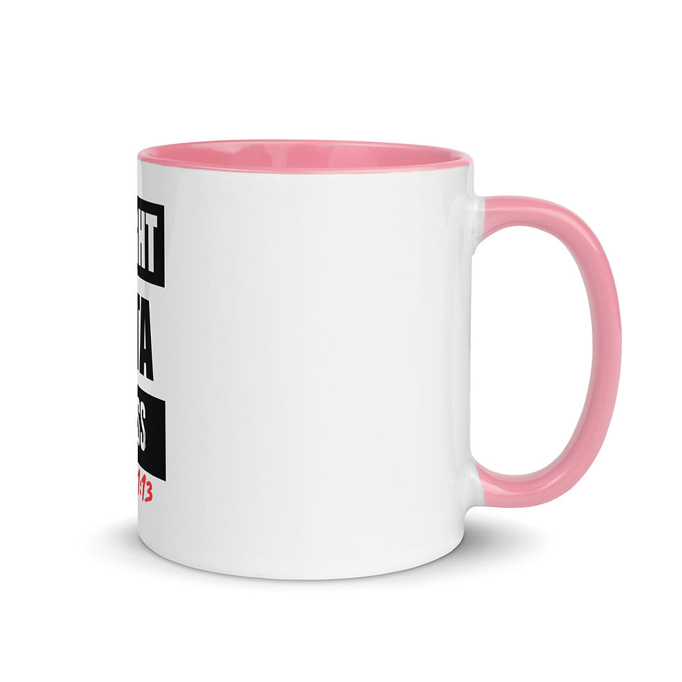 Thumbnail: Straight Outta Darkness Mug with Color Inside