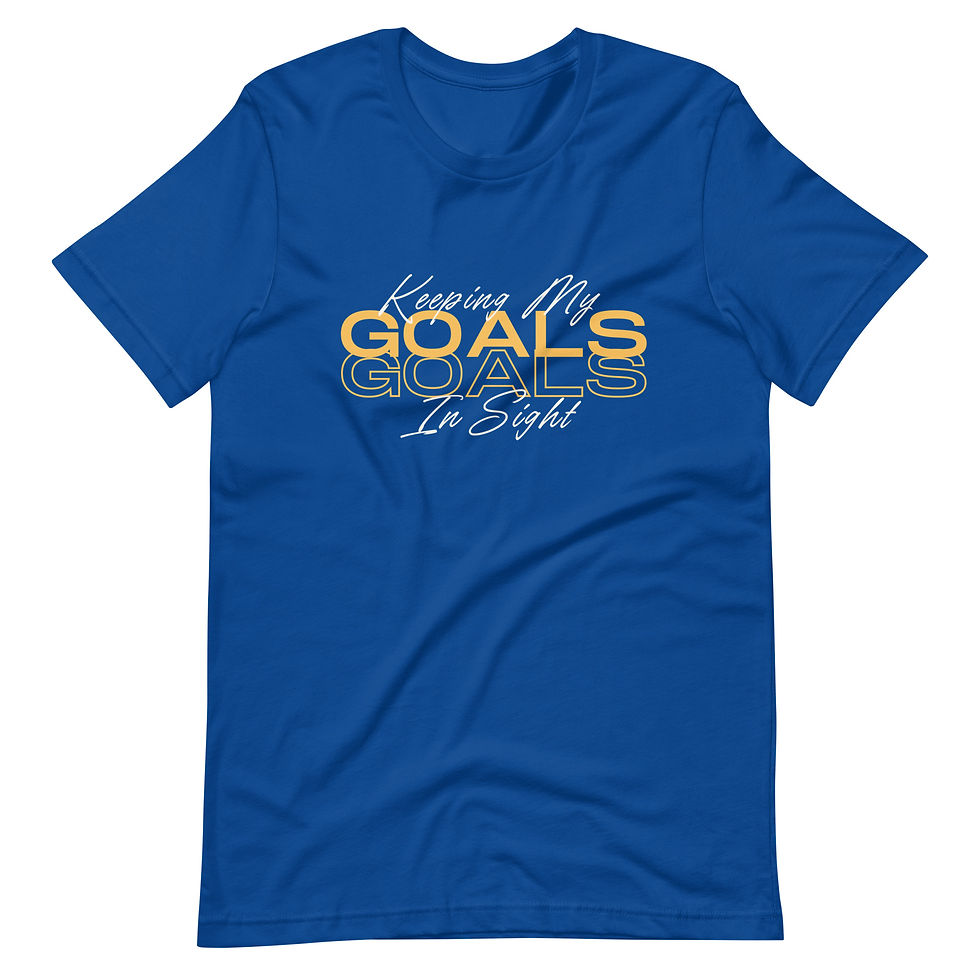 Thumbnail: Keeping My Goals In Sight Unisex t-shirt