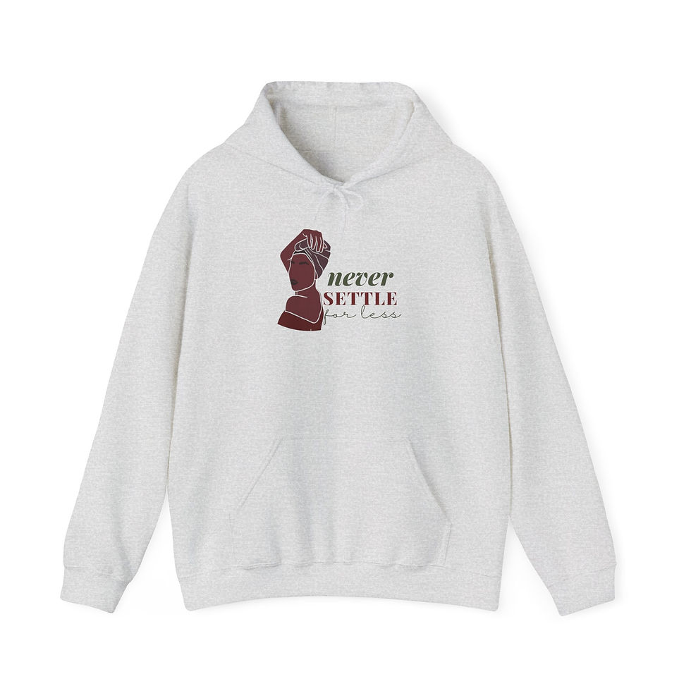 Thumbnail: Never Settle for Less Hooded Sweatshirt