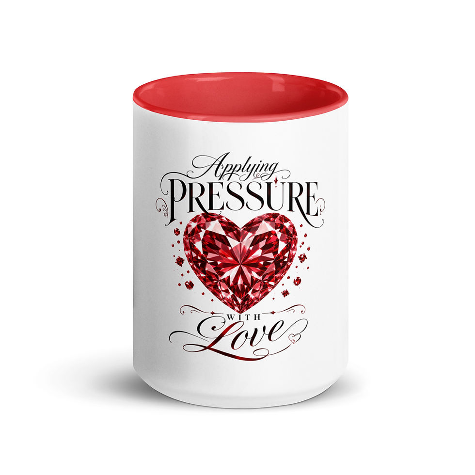 Thumbnail: Applying Pressure with Love Mug with Color Inside