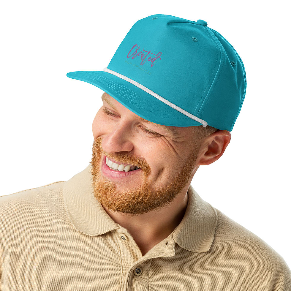 Created With A Purpose Golf rope cap
