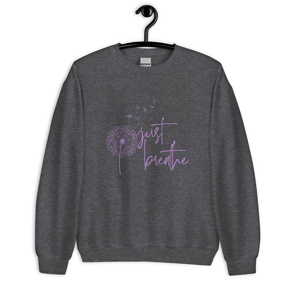 Thumbnail: Just Breathe Unisex Sweatshirt