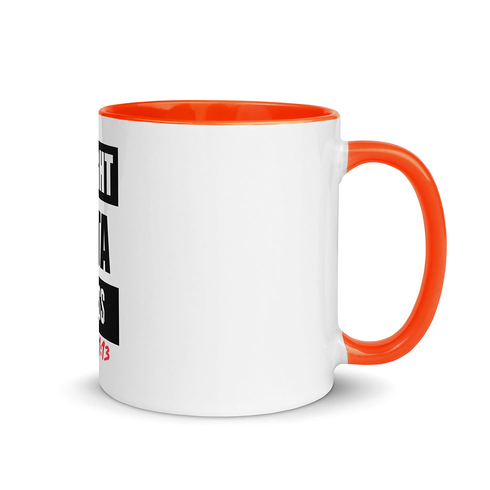Thumbnail: Straight Outta Darkness Mug with Color Inside
