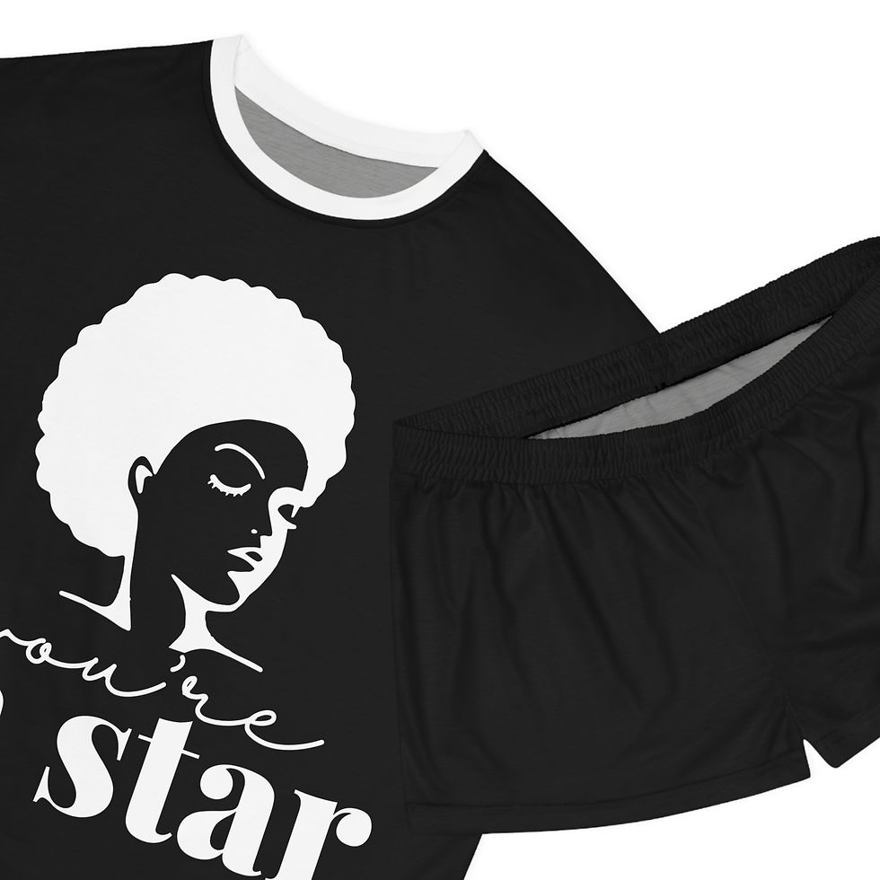 Thumbnail: Your a Star Women's Short Pajama Set 