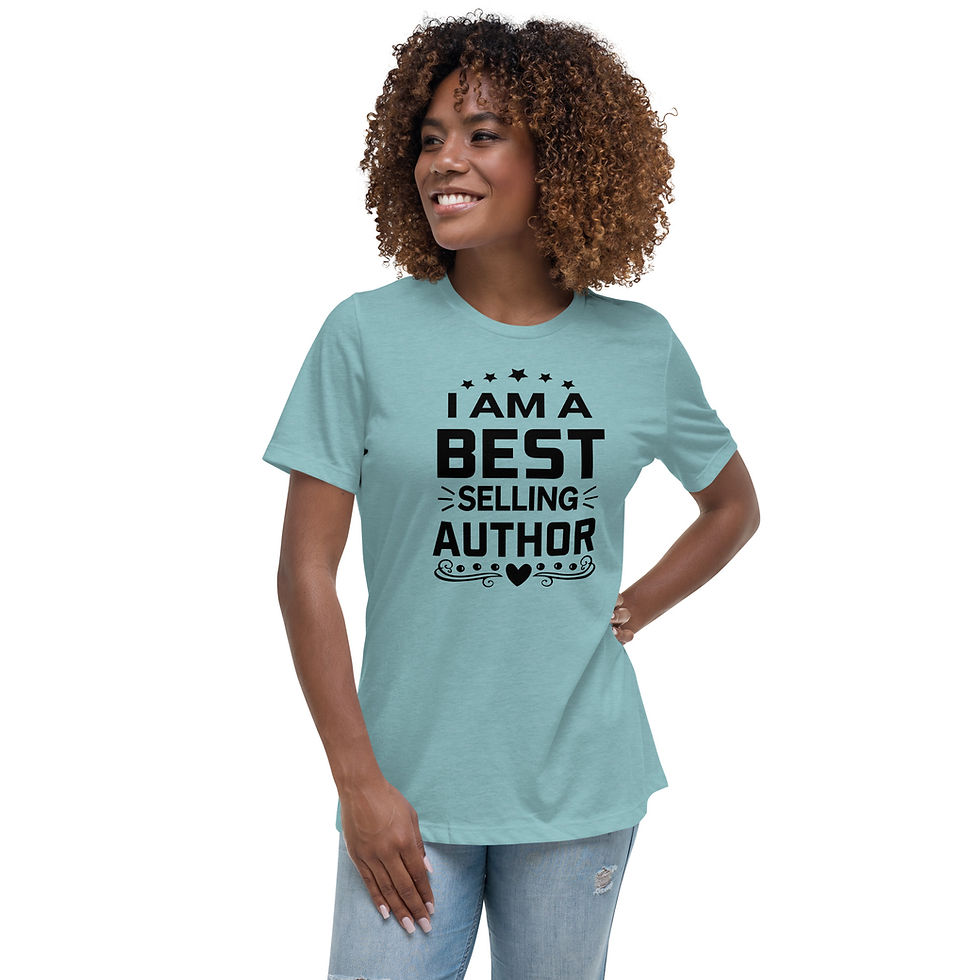 Thumbnail: I Am A Best Selling Author Women's Relaxed T-Shirt