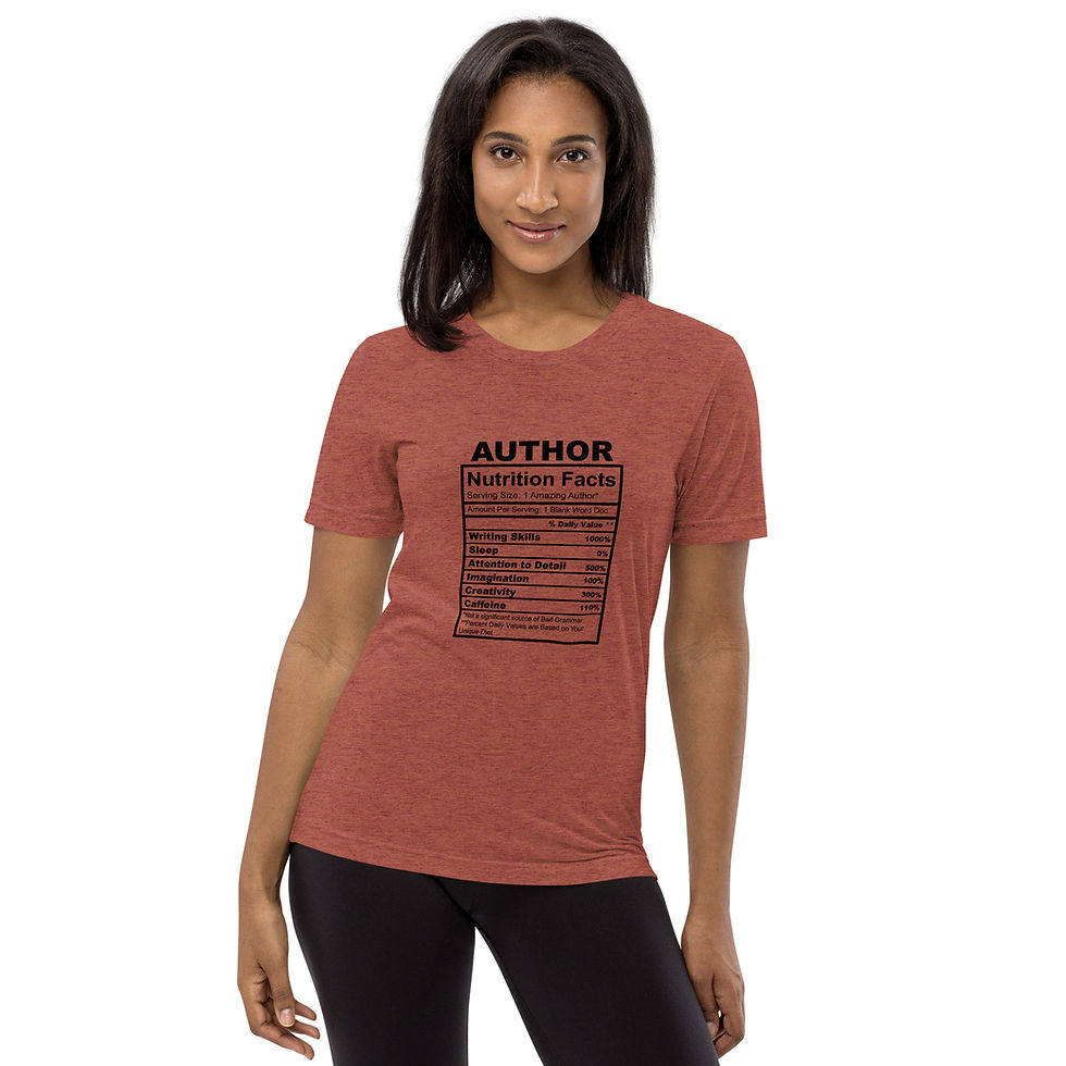 Thumbnail: Author Nutrition Facts Short sleeve t-shirt