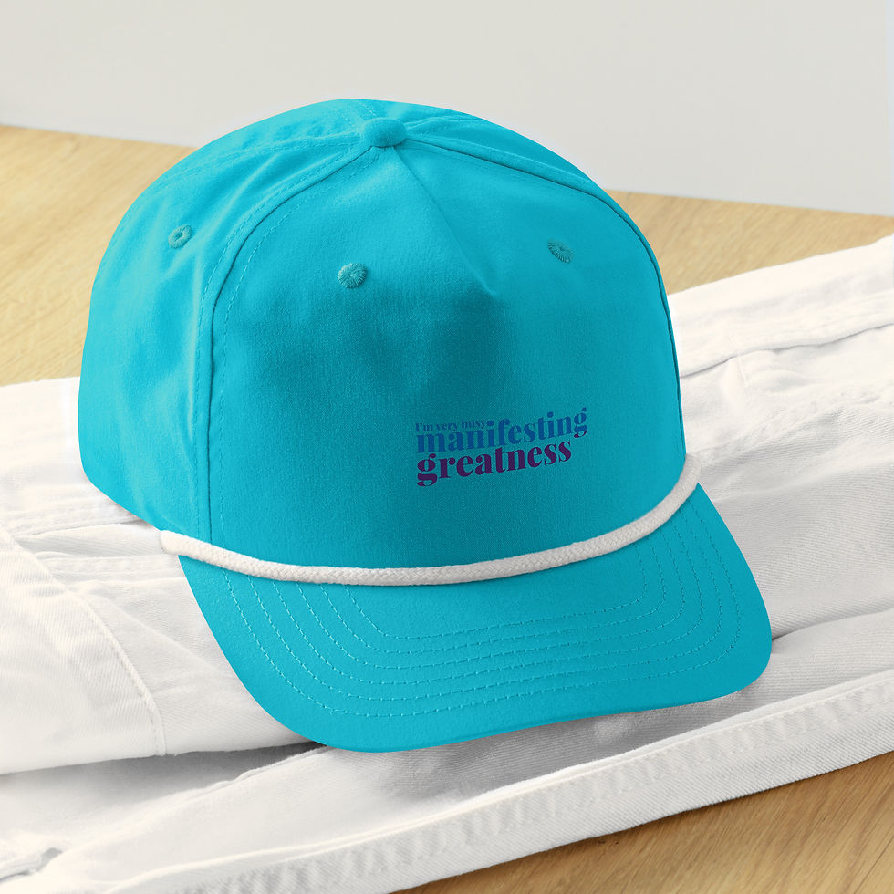 Thumbnail: I'm Very Busy Manifesting Greatness Golf rope cap