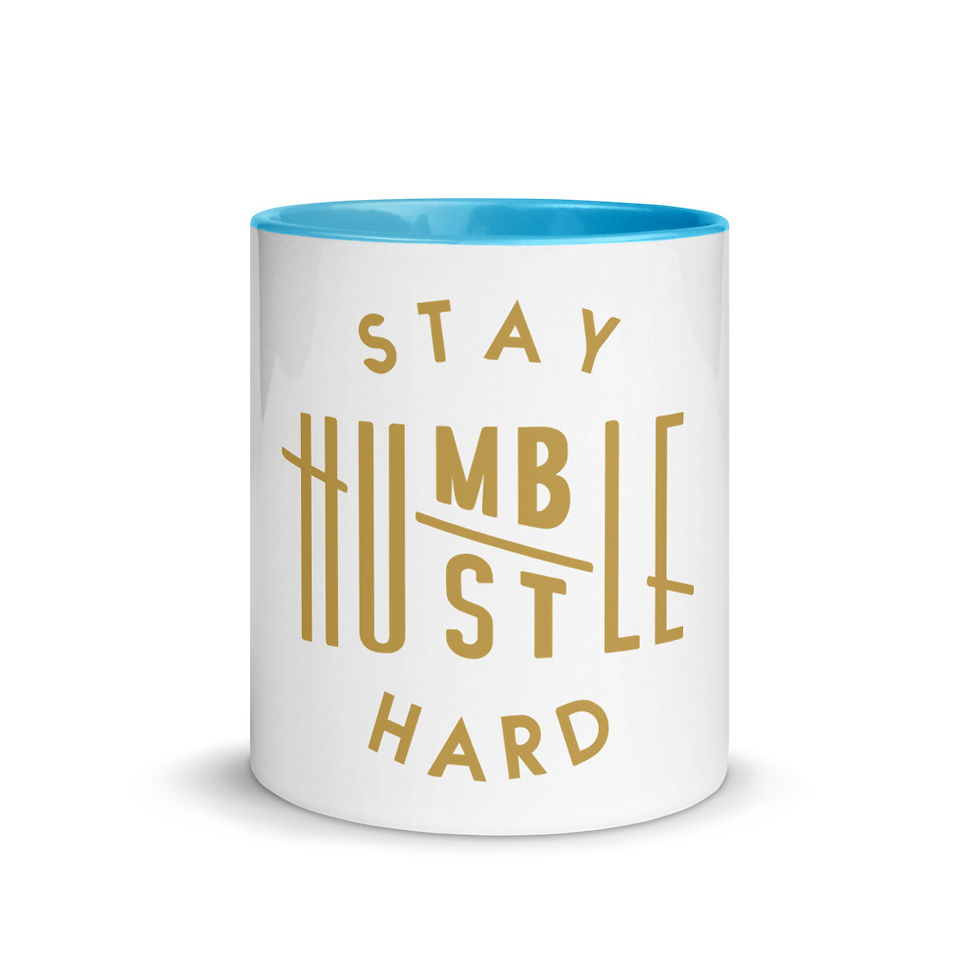 Thumbnail: Stay Humble/Hustle Hard Mug with Color Inside